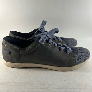 Chaco Ionia Women’s Suede Leather Shoes Lace Up Sneakers Gray Size 9